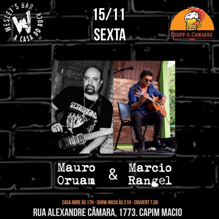 Quinta e sexta-feira de boa música com o Acoustic Duo Project