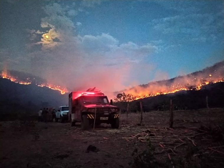 Após seis dias, bombeiros controlam incêndio florestal no interior do RN