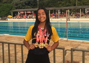 Atleta de 13 anos é RN no Brasileiro de Natação