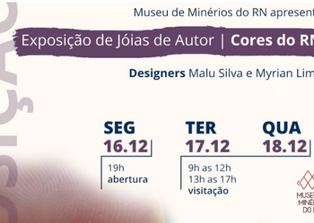 IFRN recebe exposição de joias “Cores do RN” de 16 a 18 de dezembro