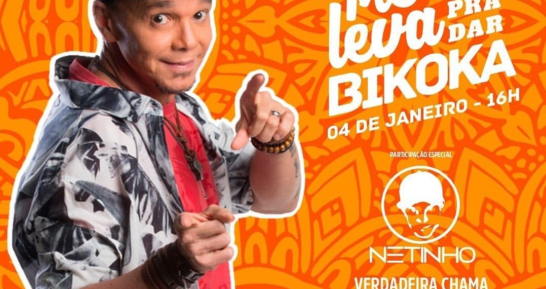 Netinho lança bloco ‘Me Leva pra dar Bikoka’ neste sábado (4), em Pirangi