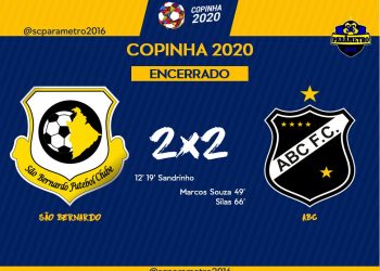 Em jogo quase perdido, o ABC reage e empata