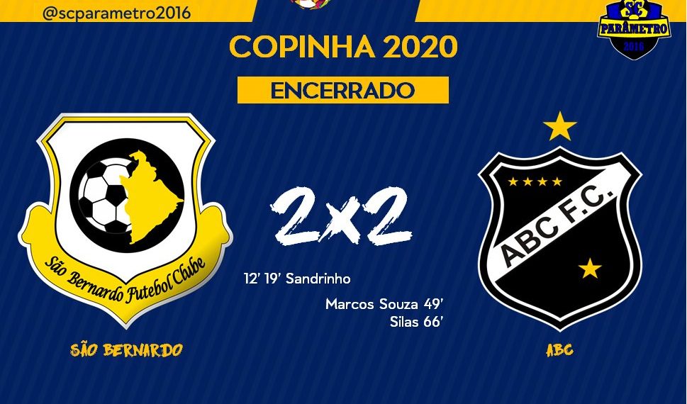 Em jogo quase perdido, o ABC reage e empata