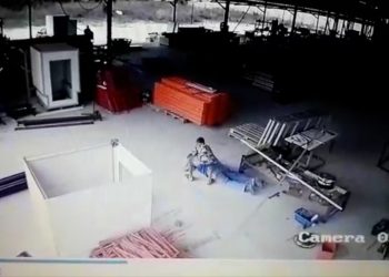 Bandidos armados invadem indústria na Grande Natal e fazem arrastão; veja vídeo