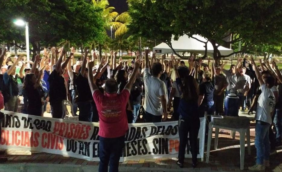 Policiais civis do RN anunciam paralisação em protesto contra reforma da Previdência