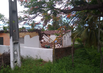 Qualidade zero: após fortes chuvas, creche desaba na Grande Natal