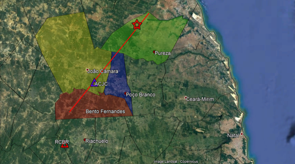 Novo tremor de terra é registrado pela UFRN a 66 quilômetros de Natal