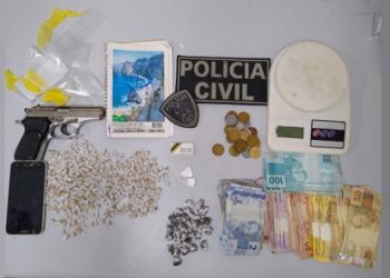 Polícia Civil prende cinco suspeitos por roubo, tráfico e posse de arma de fogo