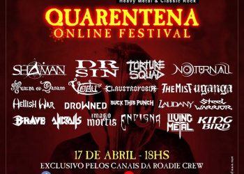 ‘Quarentena Online Festival’ acontece nesta sexta-feira (17)