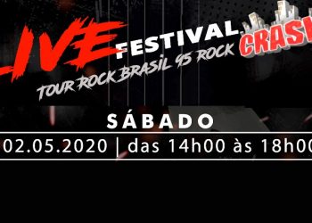 Este sábado acontece o 2º Live Festival Crash TV! & Tour Rock Brasil