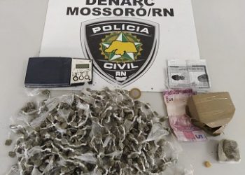 Polícia Civil prende suspeito por tráfico de drogas em Mossoró