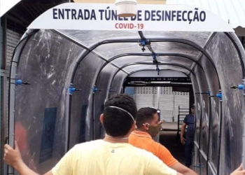 Covid-19: Mossoró inaugura túnel de desinfecção de pessoas nesta segunda (11)