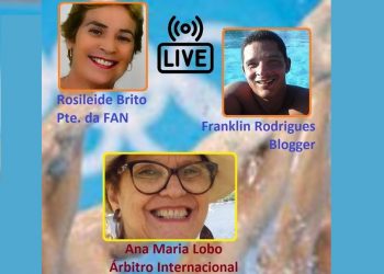 Hoje tem live para os amantes da natação