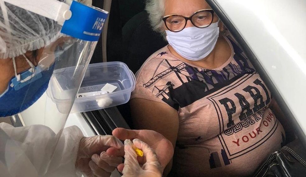 Drive-thru: Testes rápidos de Covid-19 acontecem nesta terça-feira (23) na zona Norte de Natal