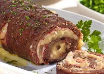 Receita de domingo: rocambole de carne moída