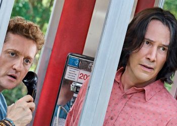 Keanu Reeves e Alex Winter retornam como os amigos Bill & Ted em uma nova aventura nos cinemas