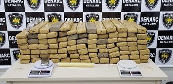 Polícia Civil apreende 100kg de maconha na Zona Leste de Natal