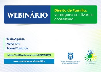 Direito de Família: NAPS promove hoje (18) webinário sobre as vantagens do divórcio consensual