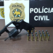Polícia Civil deflagra 8ª fase da Operação Parabellum e prende três suspeitos
