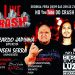 Hoje tem live com o humorista Jansen Serra, o baterista Ricardo Japinha e a banda Boa Vista Hard Club