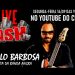 Hoje tem live de peso com o guitarrista do Angra, Marcelo Barbosa
