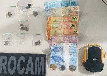 Polícia Militar prende homem portando drogas no bairro do Planalto