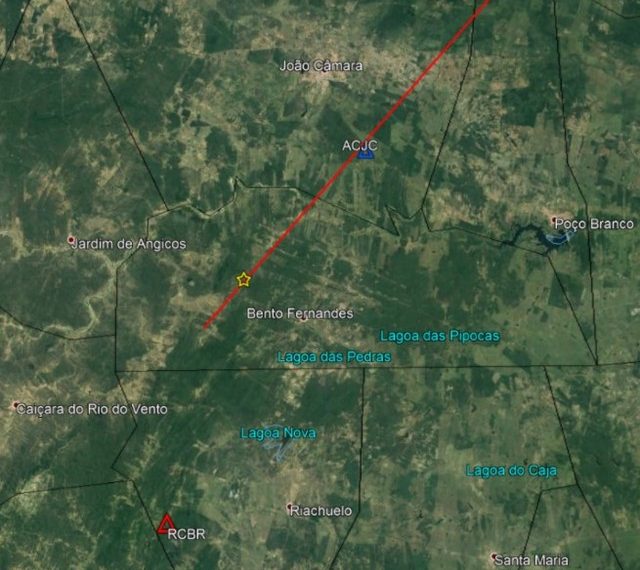 Novo tremor de terra é registrado na região de Bento Fernandes-RN