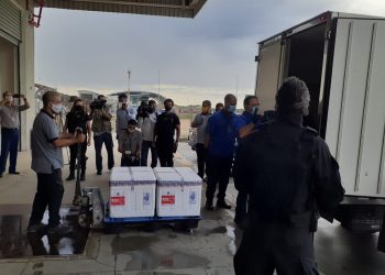 Rio Grande do Norte recebe carregamento com 31,5 mil doses da vacina de Oxford contra Covid-19