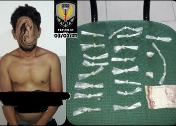 Polícia Militar prende suspeito de tráfico de drogas na Redinha