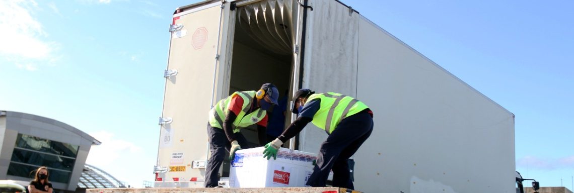 RN recebe novo carregamento de vacinas