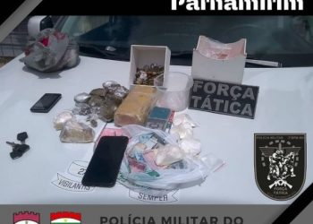 Casal acusado de tráfico de drogas é preso