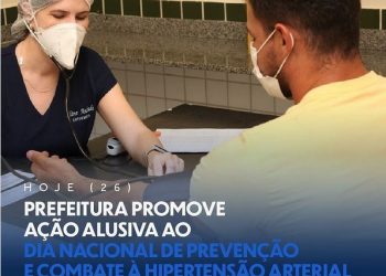 Prefeitura de Parnamirim promove ação alusiva ao Dia Nacional de Prevenção e Combate à Hipertensão Arterial