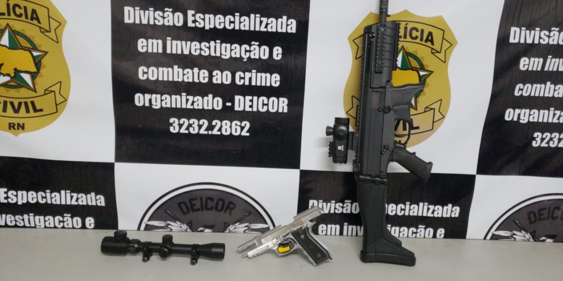 Polícia Civil apreende armas de fogo na Operação “O Senhor das armas”