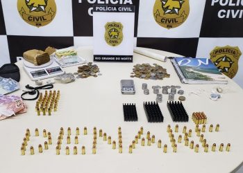 Polícia Civil apreende drogas e munições em Natal