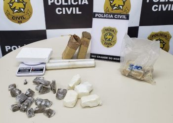 Polícia Civil apreende 3kg de drogas em São José de Mipibu