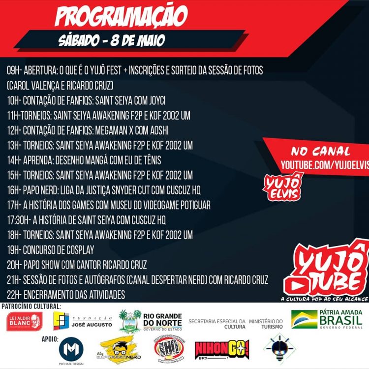 O Yujô está de volta! dessa vez de forma virtual