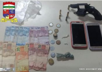 Polícia Militar prende homem portando arma e drogas em Ceará-Mirim/RN
