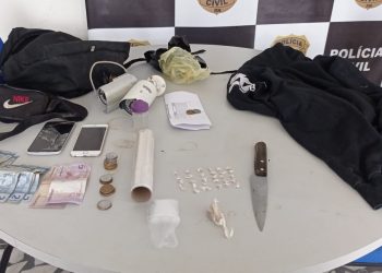 Polícias Civil e Militar prendem dupla por tráfico de drogas em Mossoró