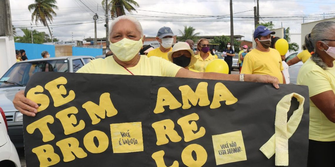 Parnamirim: Caminhada marca o encerramento do Setembro Amarelo, campanha contra o suicídio