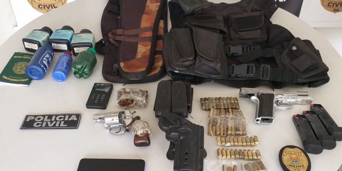 Operação conjunta do MPRN e Polícia Civil combate comércio ilegal de armas de fogo e munições no Oeste potiguar