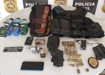 Operação conjunta do MPRN e Polícia Civil combate comércio ilegal de armas de fogo e munições no Oeste potiguar