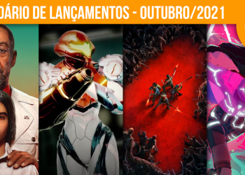 Confira o calendário de lançamentos de jogos para o mês de outubro de 2021
