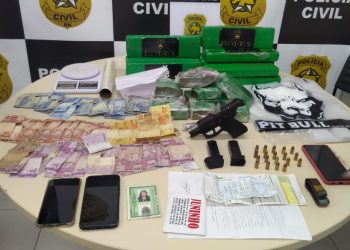 Polícia Civil prende dois suspeitos por tráfico de drogas e foragidos da Justiça