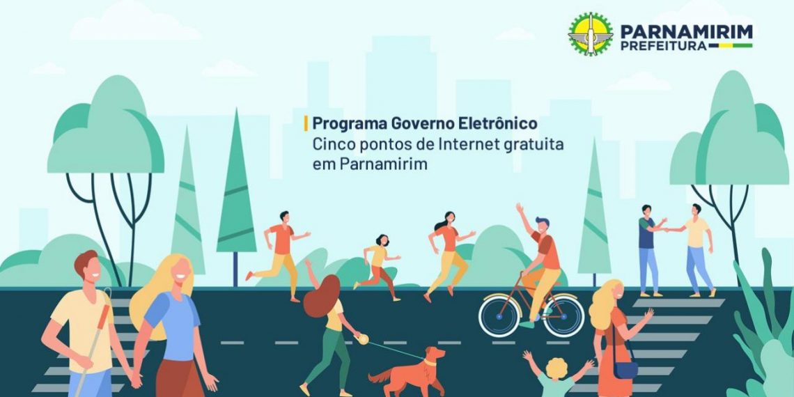 Parnamirim recebe cinco pontos de internet gratuita