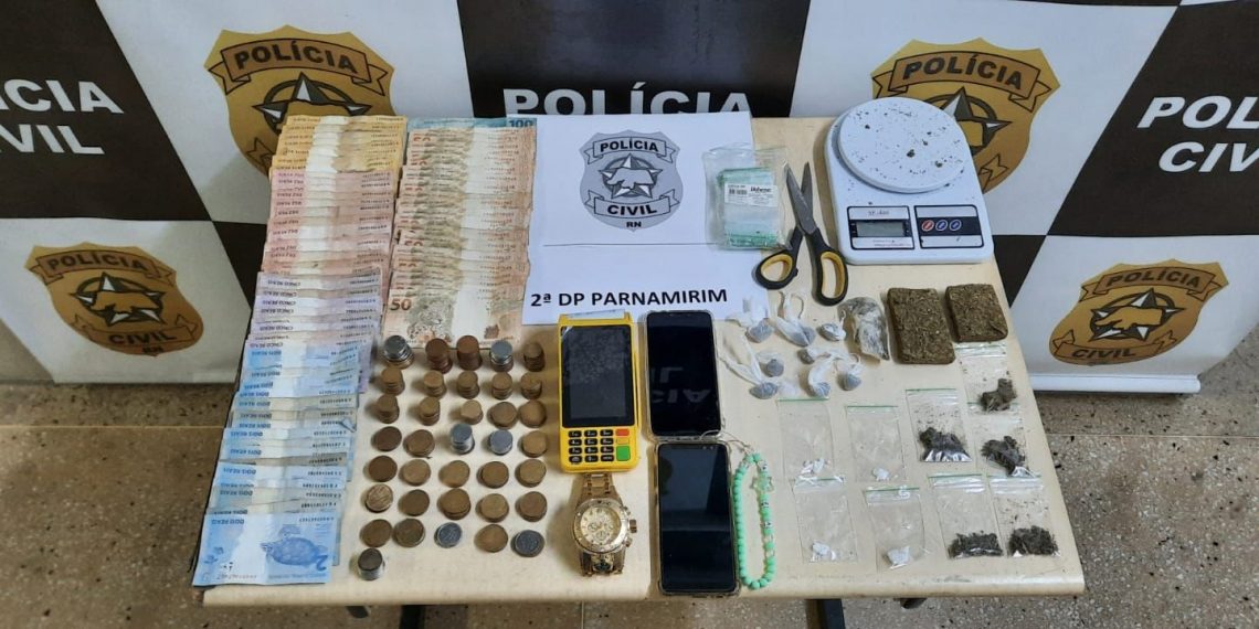 Polícia Civil prende casal por tráfico de drogas em Nova Parnamirim