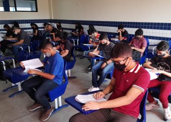 Alunos da rede municipal de Parnamirim participam de simulado preparatório para o IFRN