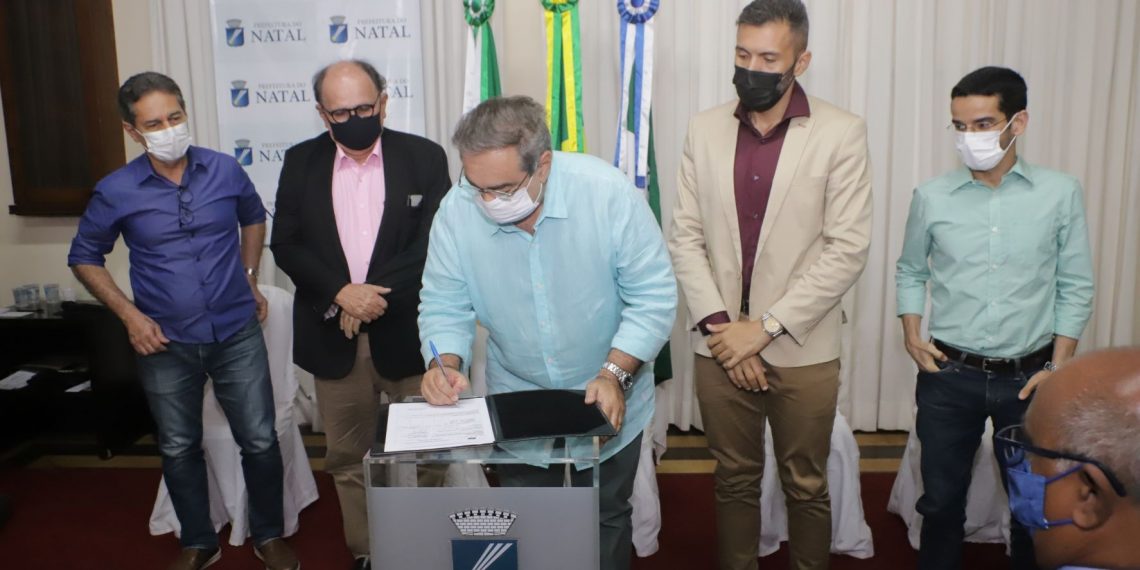 Assinada a ordem de serviço para urbanização do Maruim em Natal