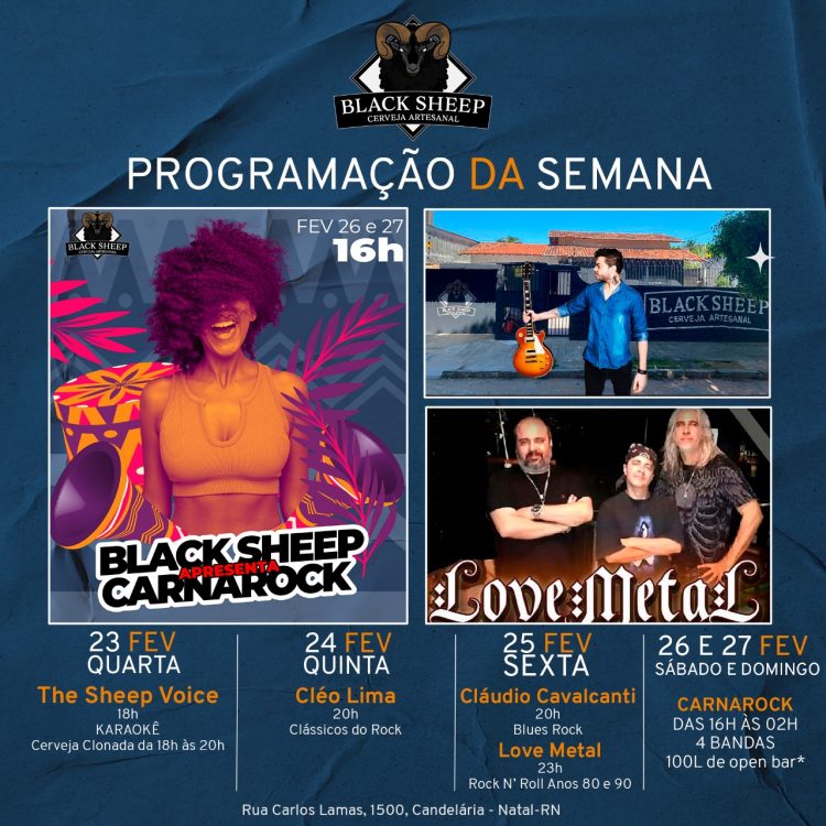 Carnaval movido a Rock and Roll na Zona Sul de Natal