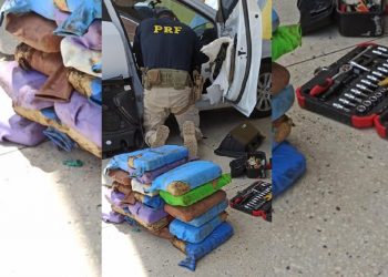 PRF apreende 22 kg de skunk e prende homem por tráfico de drogas na Grande Natal