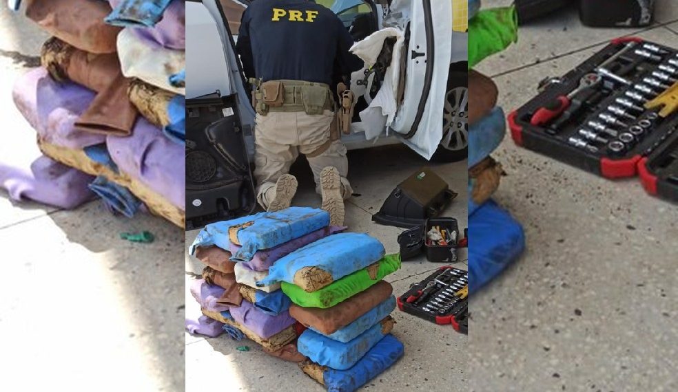 PRF apreende 22 kg de skunk e prende homem por tráfico de drogas na Grande Natal